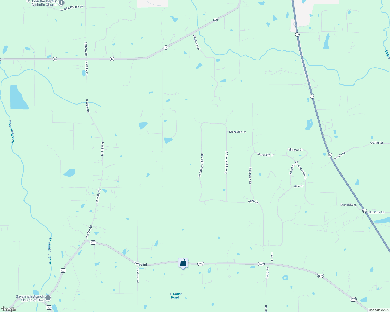 map of restaurants, bars, coffee shops, grocery stores, and more near 1251 West Cherry Hill Loop in Folsom