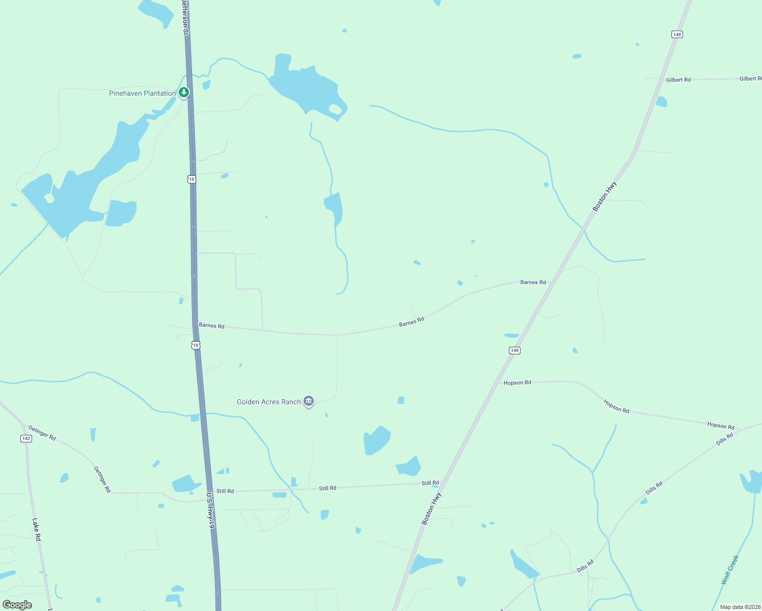 map of restaurants, bars, coffee shops, grocery stores, and more near 949 Barnes in Monticello