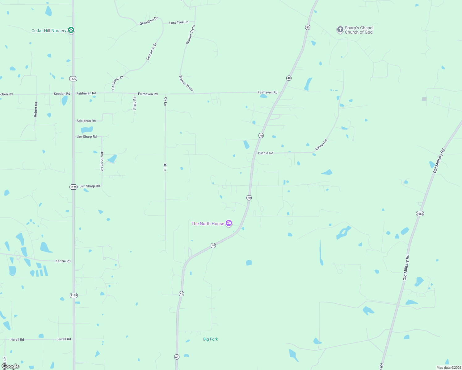 map of restaurants, bars, coffee shops, grocery stores, and more near 21150 Morgan Road in Bush