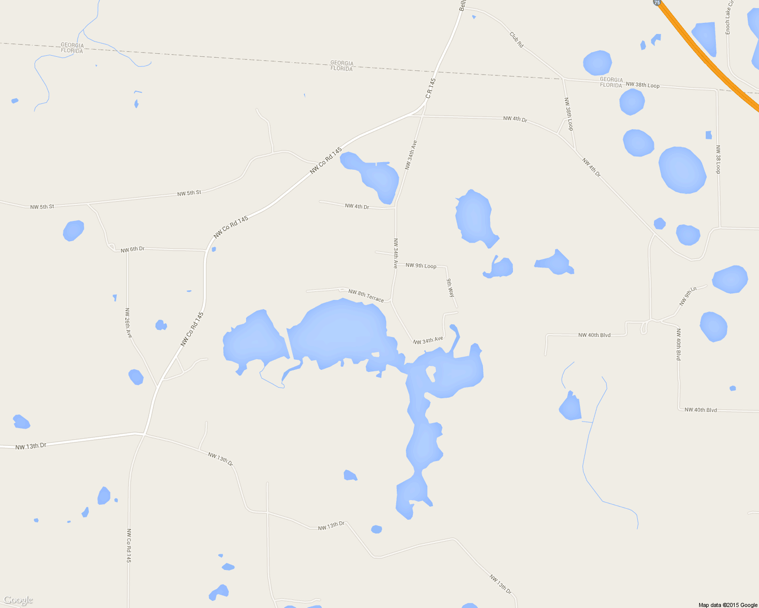 map of restaurants, bars, coffee shops, grocery stores, and more near 3279 Northwest 8th Terrace in Jennings