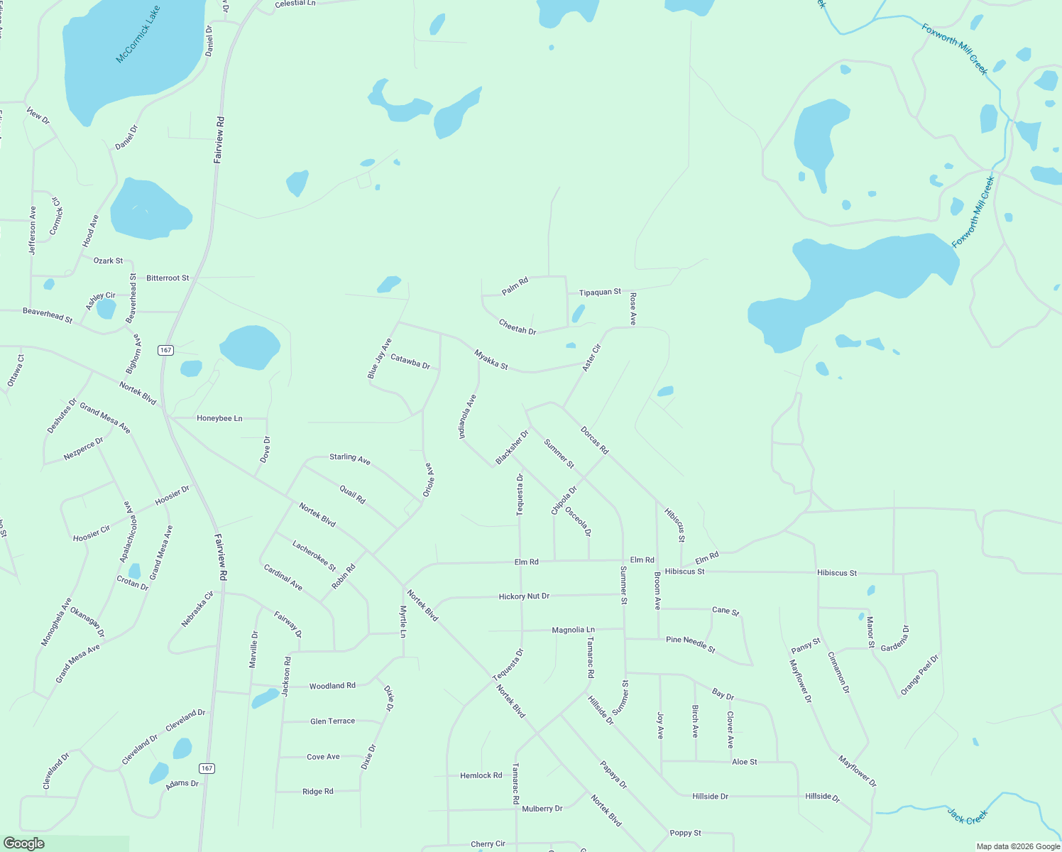 map of restaurants, bars, coffee shops, grocery stores, and more near Seminole Avenue in Marianna