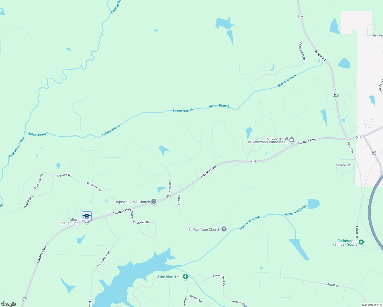 map of restaurants, bars, coffee shops, grocery stores, and more near 46 Bowling Green Drive in Havana