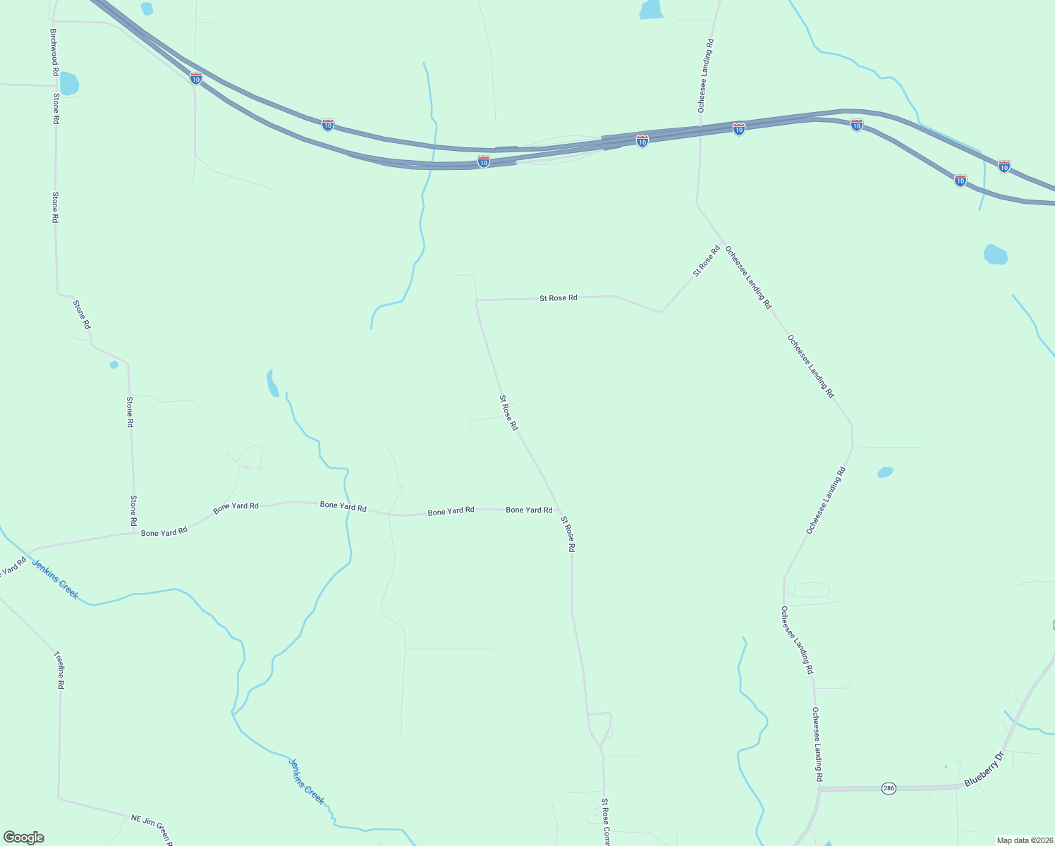 map of restaurants, bars, coffee shops, grocery stores, and more near 860 Saint Rose Road in Grand Ridge