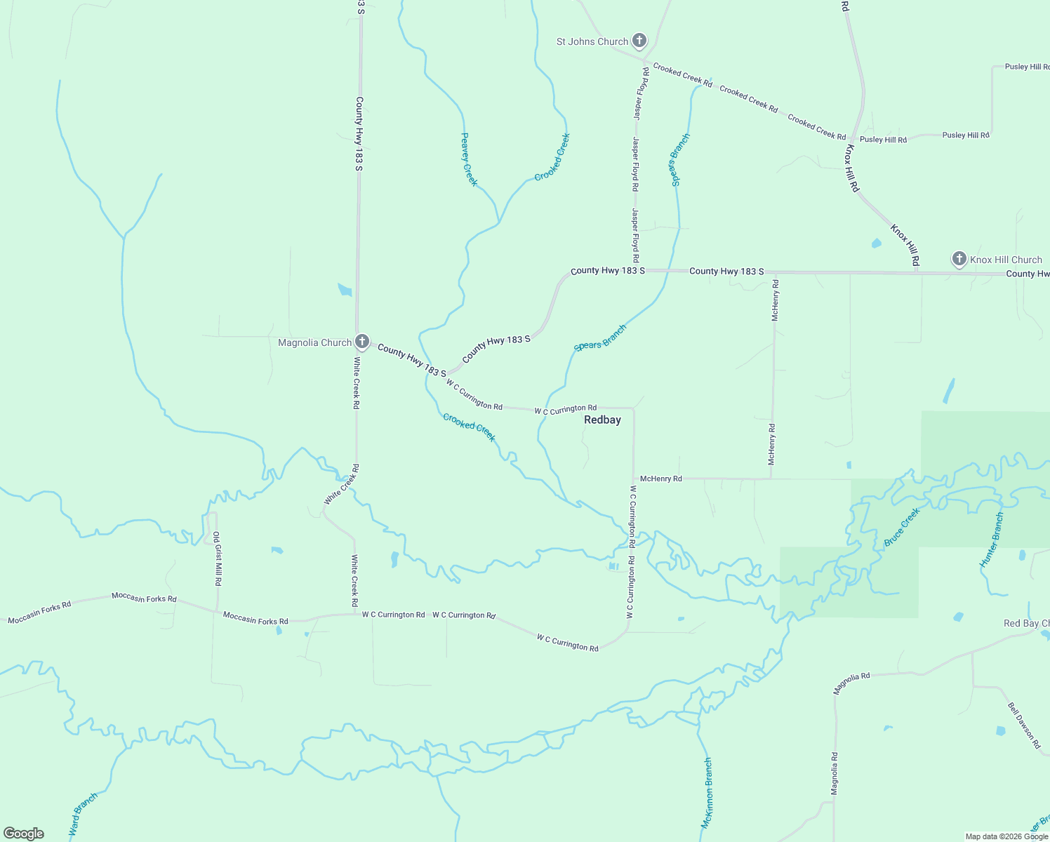 map of restaurants, bars, coffee shops, grocery stores, and more near 330 West C Currington Road in Ponce de Leon