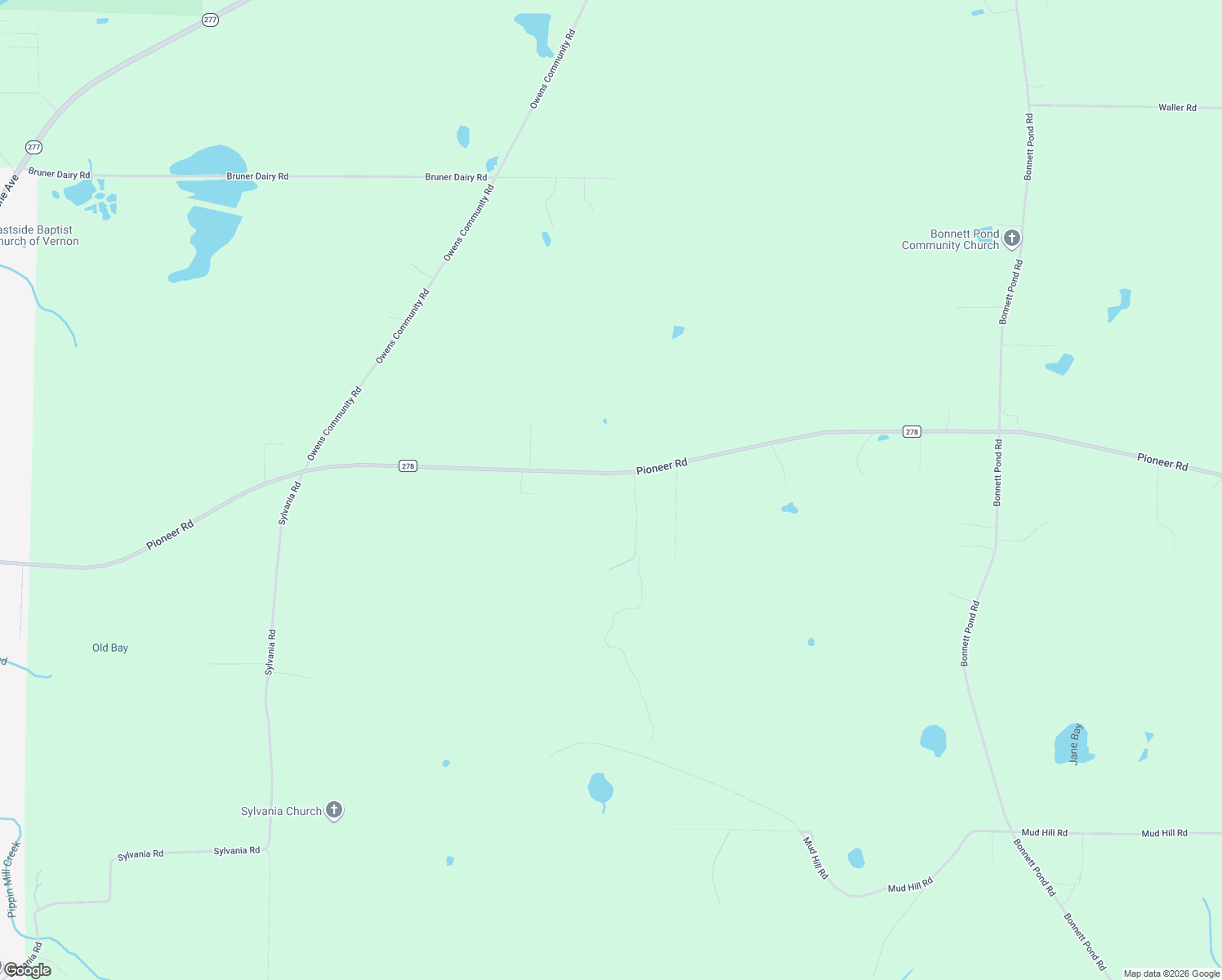 map of restaurants, bars, coffee shops, grocery stores, and more near 3055 Pioneer Road in Vernon