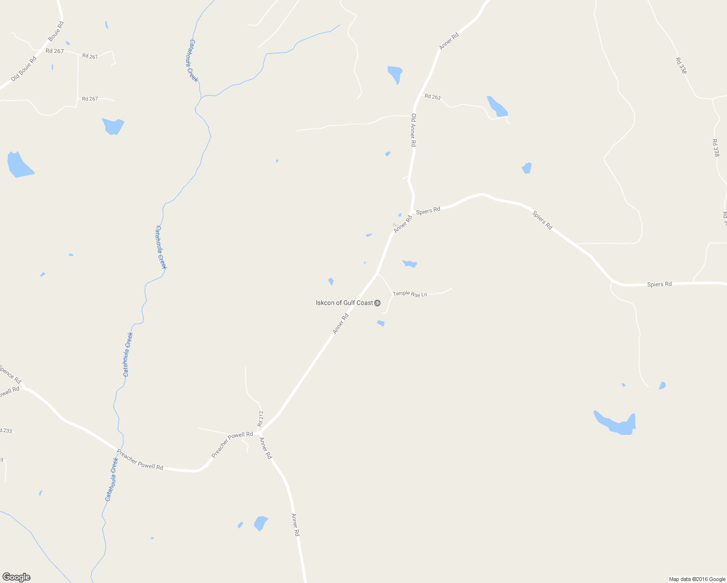 map of restaurants, bars, coffee shops, grocery stores, and more near 31454 Anner Road in Carriere