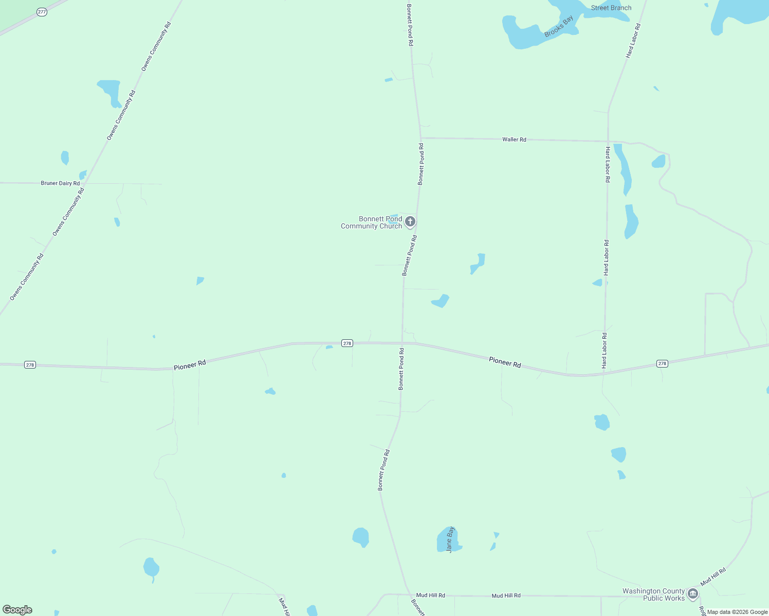 map of restaurants, bars, coffee shops, grocery stores, and more near 2754 Bonnett Pond Road in Chipley