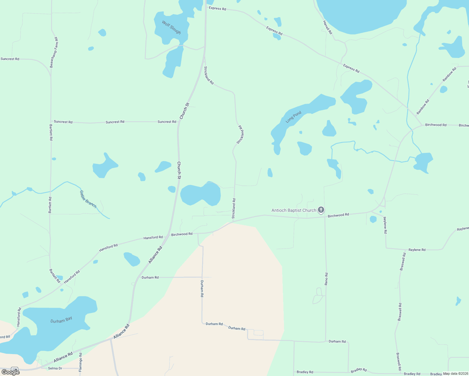 map of restaurants, bars, coffee shops, grocery stores, and more near 993 Strickland Road in Marianna