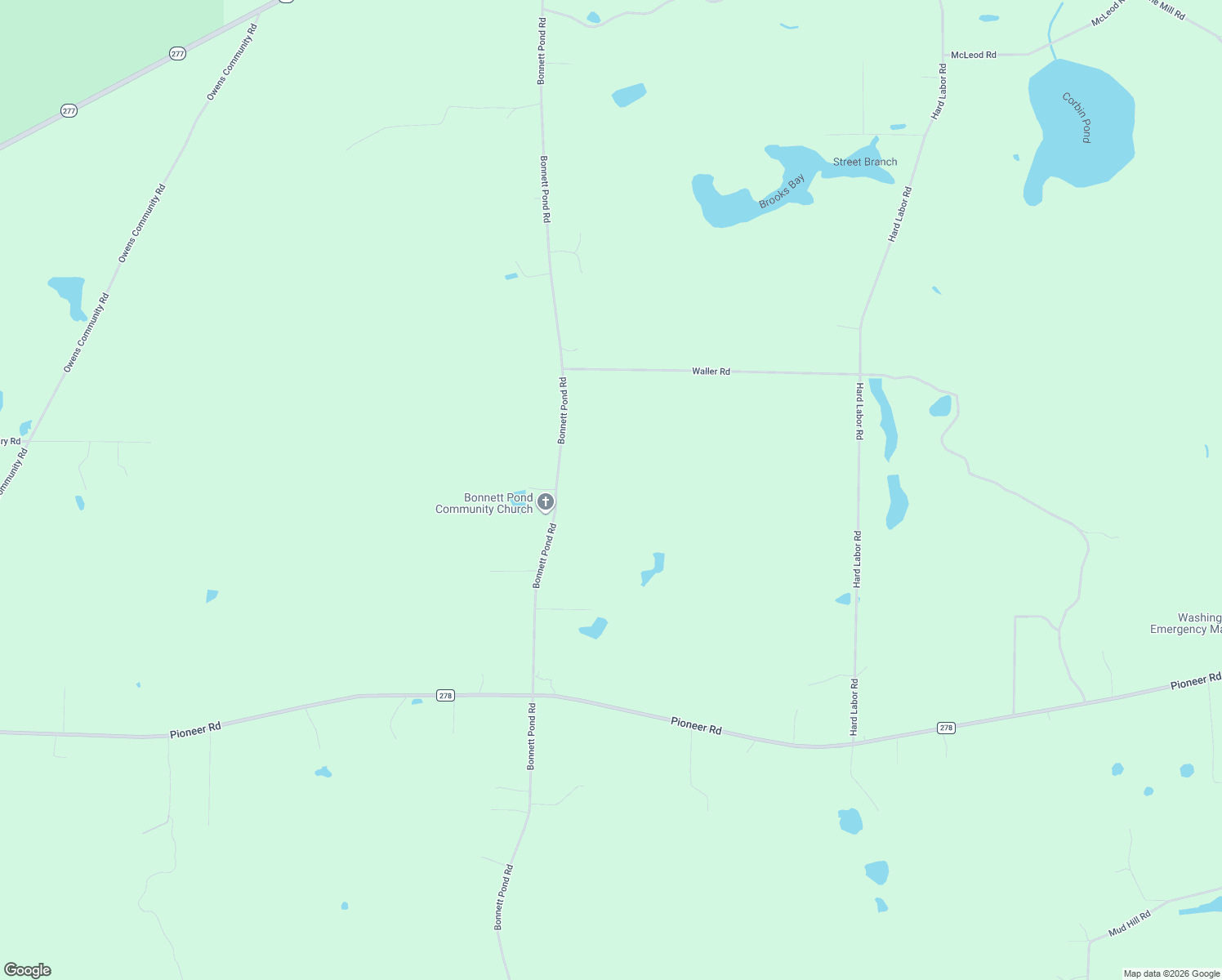 map of restaurants, bars, coffee shops, grocery stores, and more near 2649 Bonnett Pond Road in Chipley
