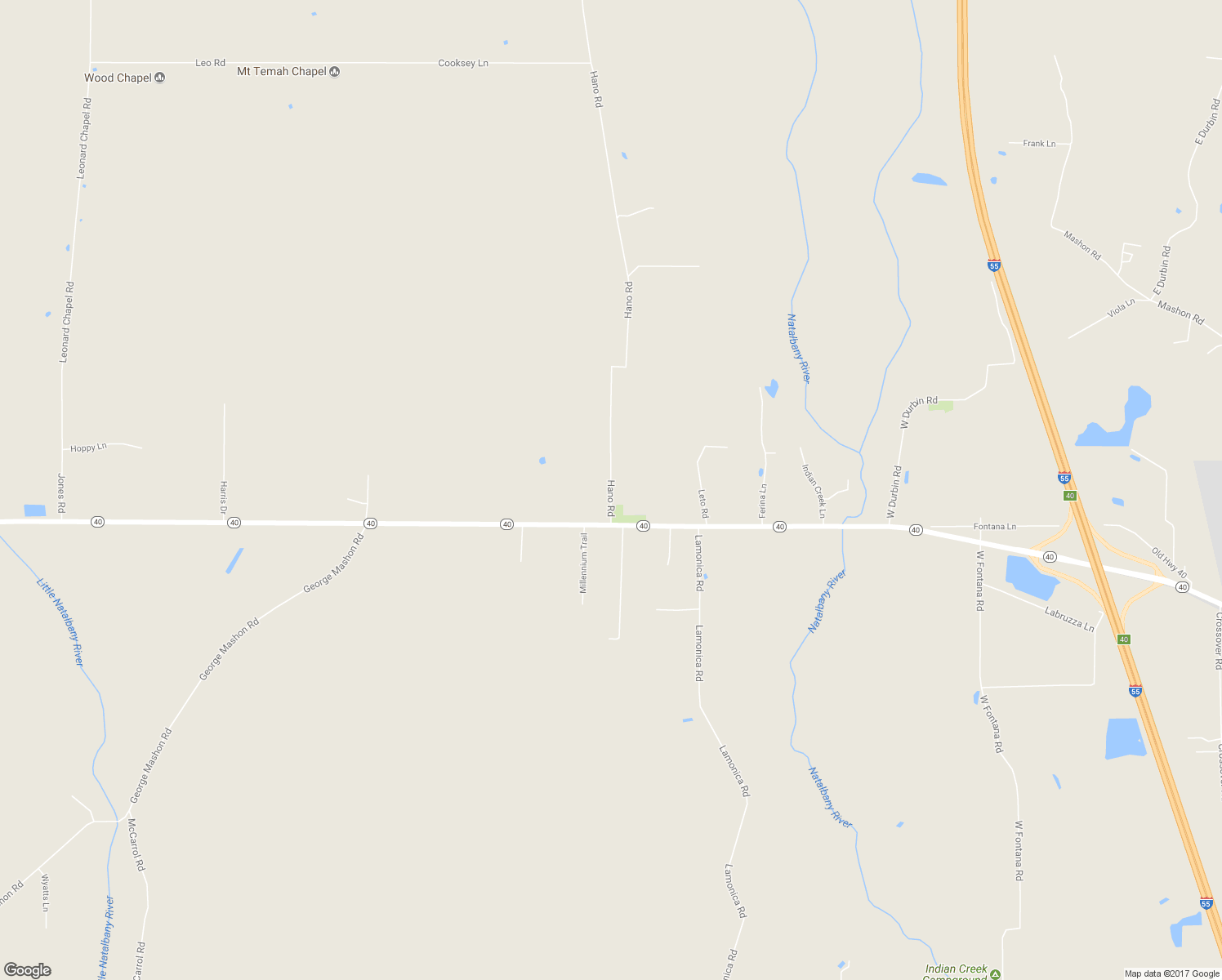 map of restaurants, bars, coffee shops, grocery stores, and more near 54068 Hano Road in Independence