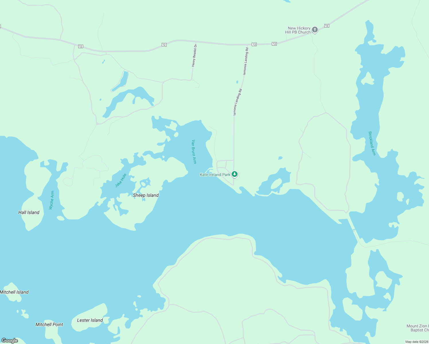 map of restaurants, bars, coffee shops, grocery stores, and more near 12206 Waterfront Drive in Tallahassee
