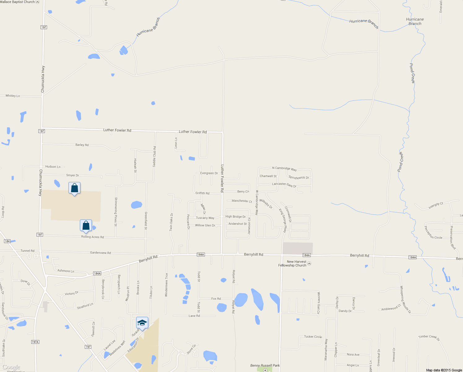 map of restaurants, bars, coffee shops, grocery stores, and more near 4021 Berry Circle in Pace