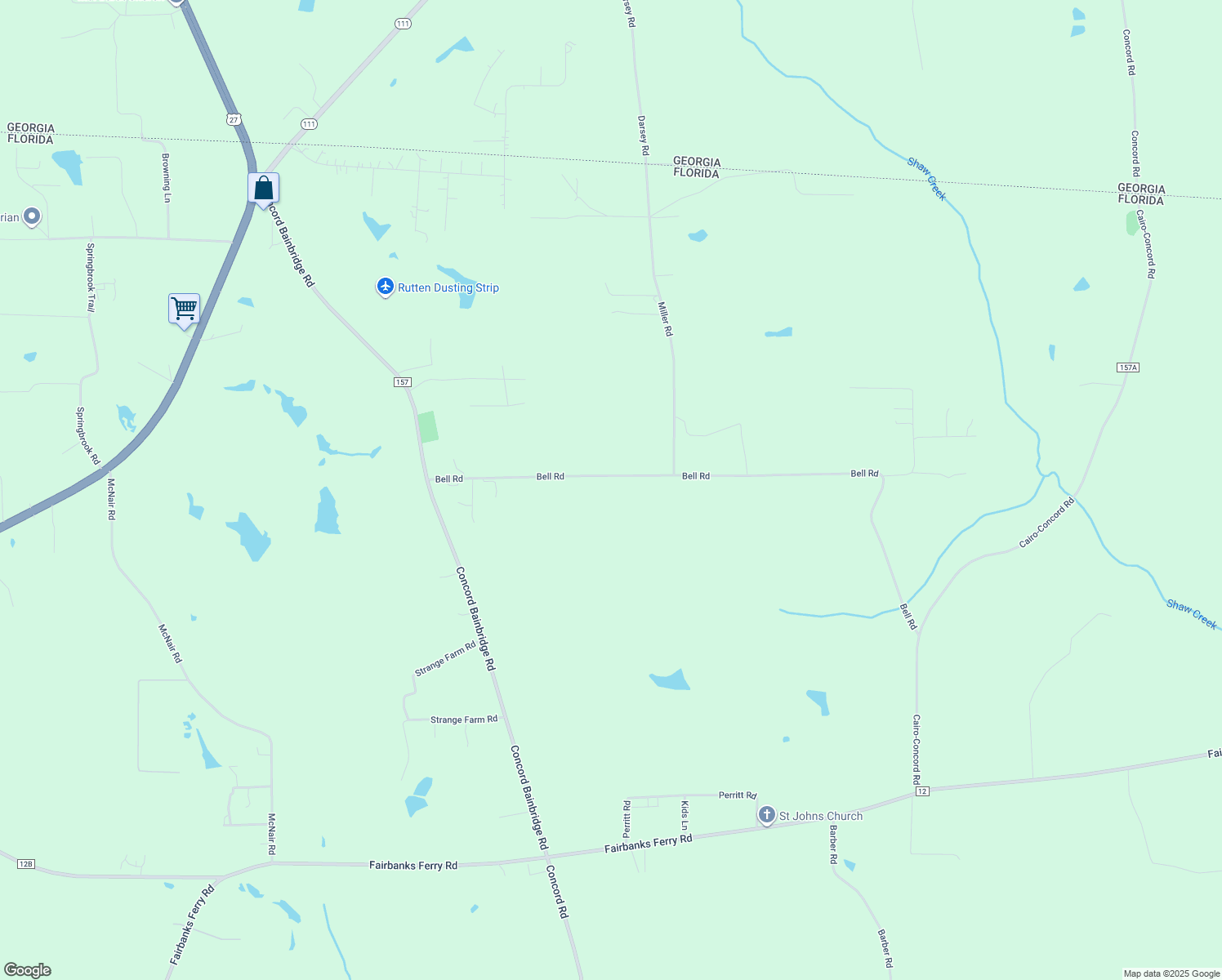 map of restaurants, bars, coffee shops, grocery stores, and more near 574 Bell Road in Havana