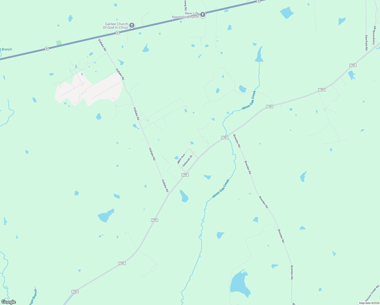 map of restaurants, bars, coffee shops, grocery stores, and more near 8 Deborah Street in Huntsville