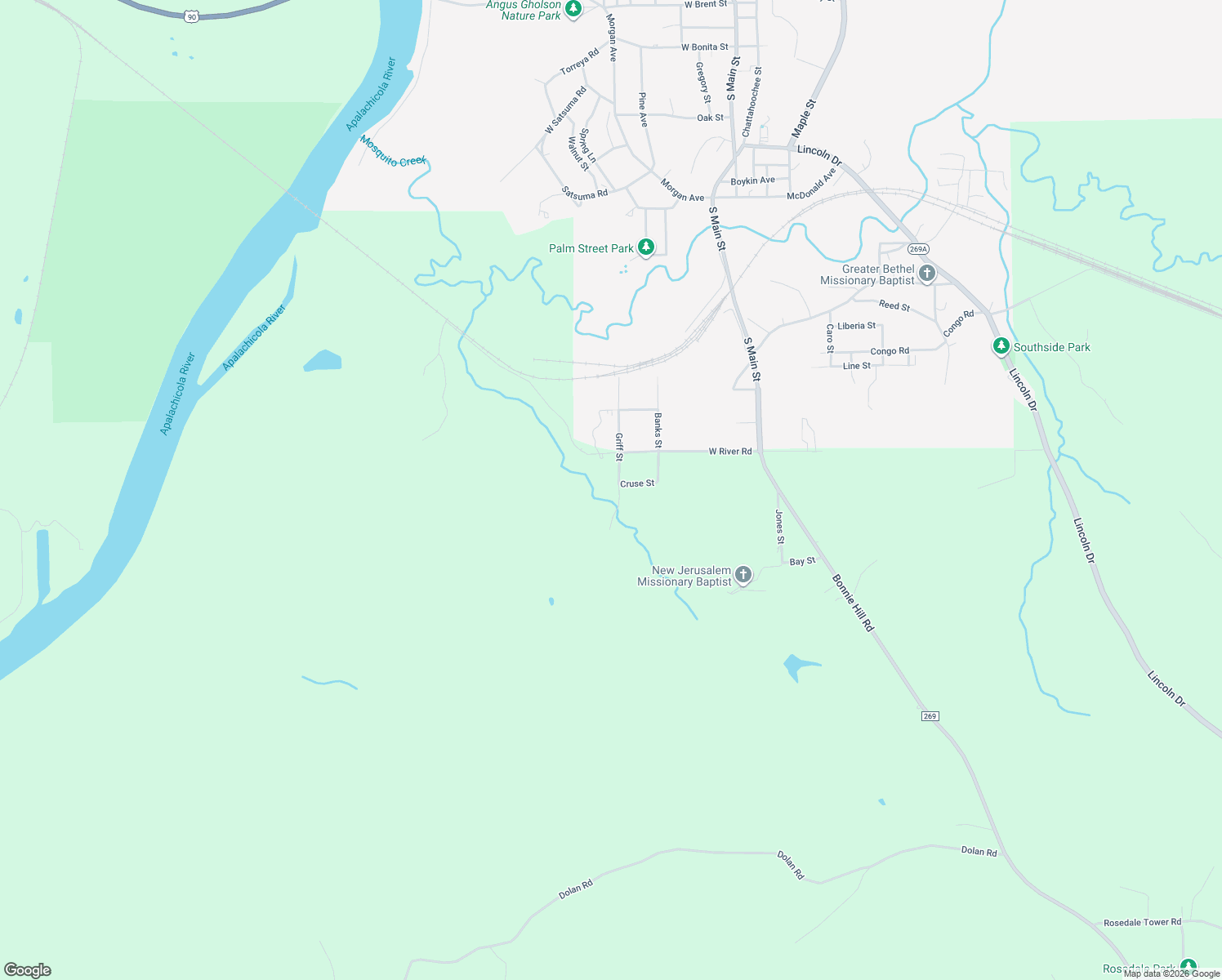 map of restaurants, bars, coffee shops, grocery stores, and more near 1482 Griff St in Chattahoochee