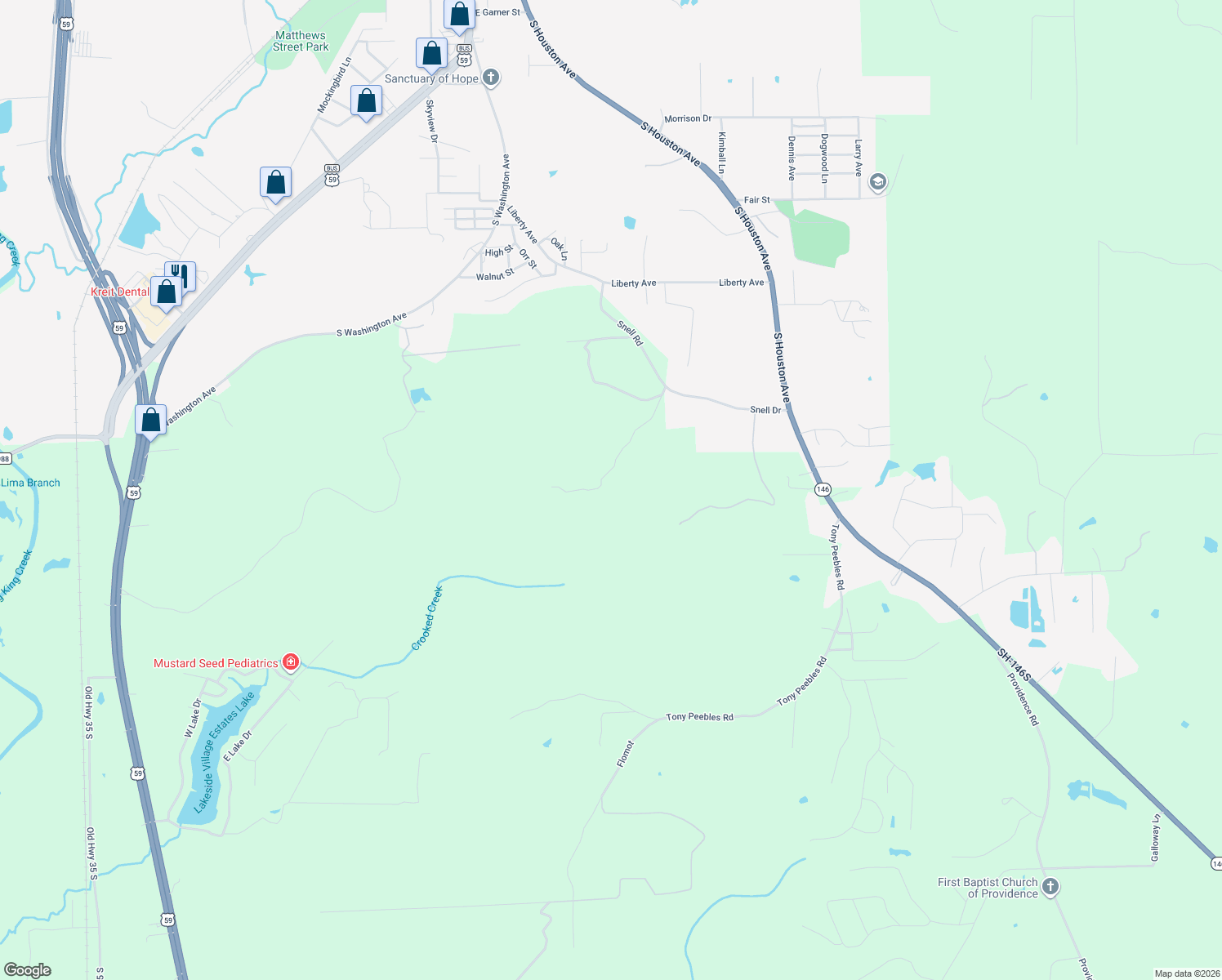 map of restaurants, bars, coffee shops, grocery stores, and more near 534 Noel in Livingston