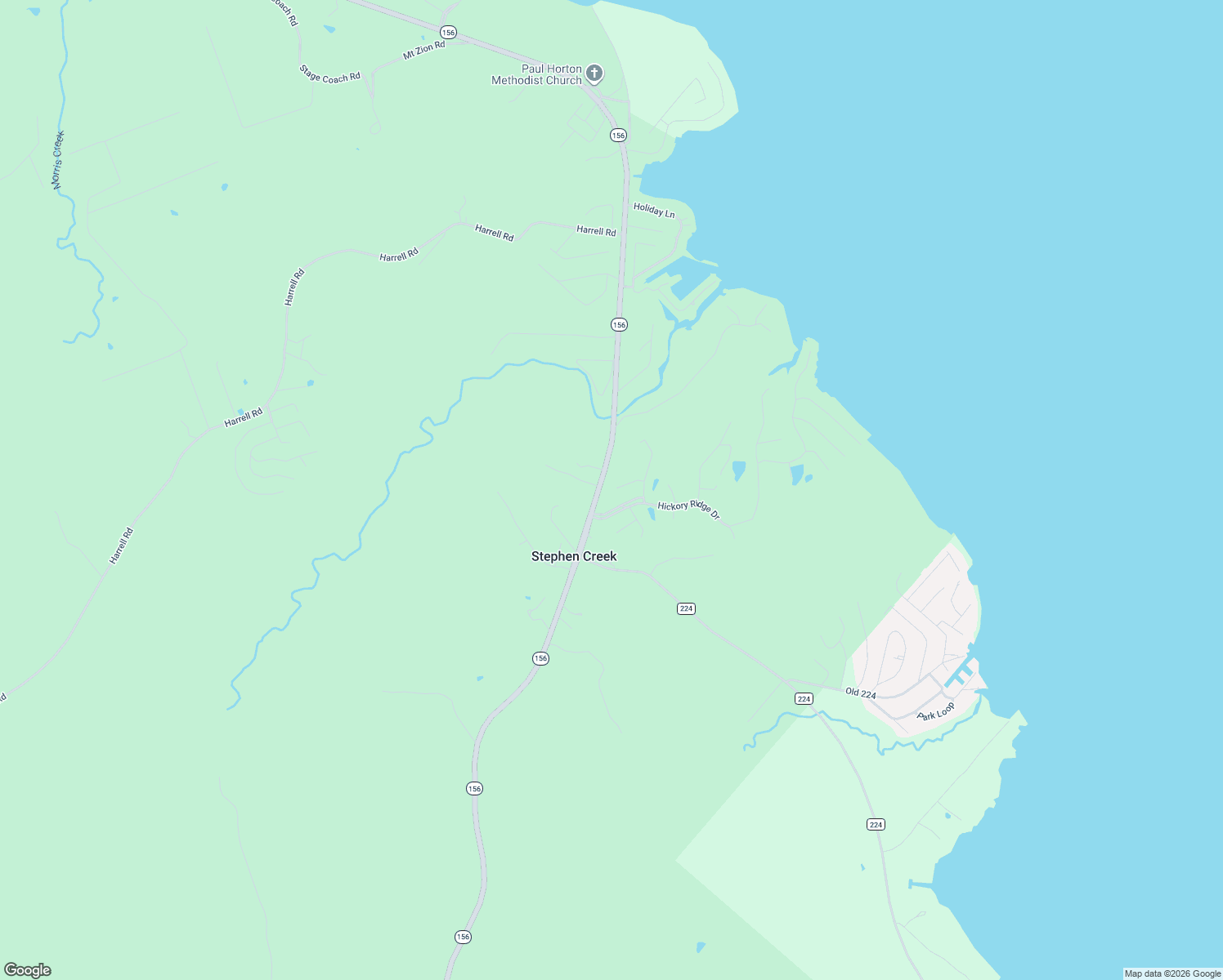 map of restaurants, bars, coffee shops, grocery stores, and more near 90 Recreation Lane in Coldspring