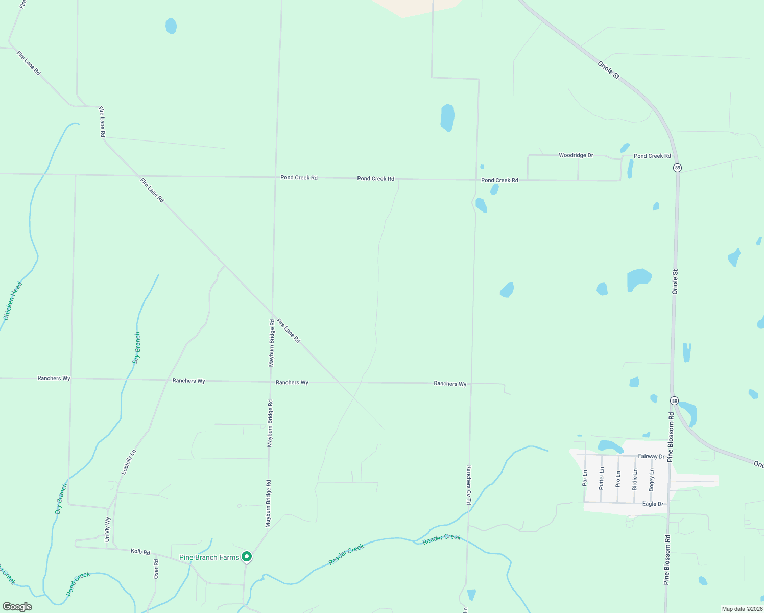 map of restaurants, bars, coffee shops, grocery stores, and more near Pond Creek Road in Milton