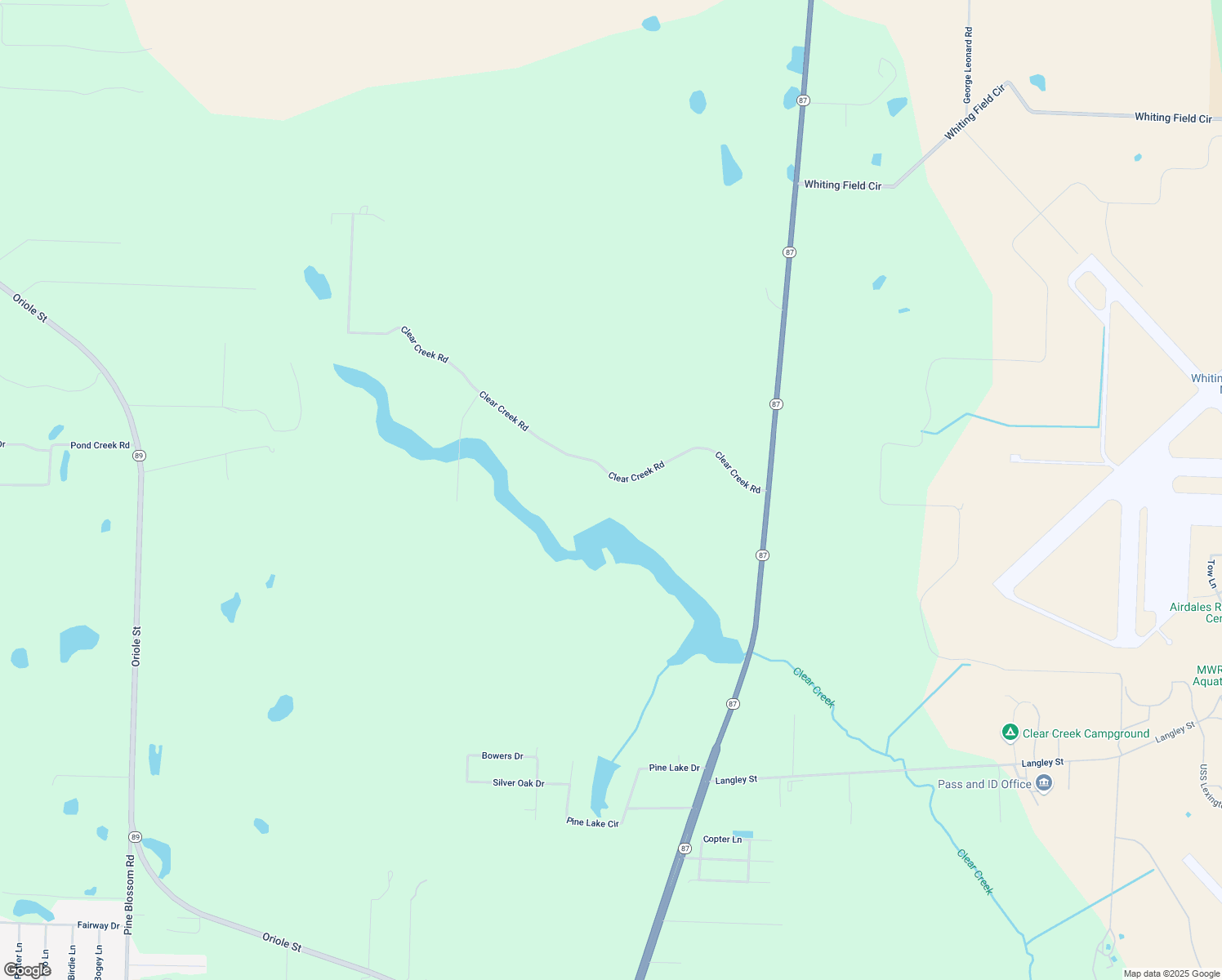 map of restaurants, bars, coffee shops, grocery stores, and more near 6383 Clear Creek Road in Milton