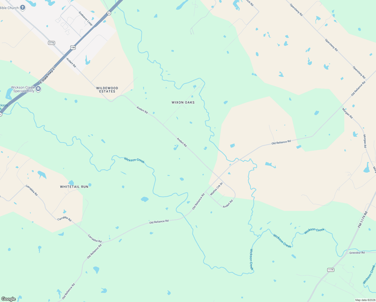 map of restaurants, bars, coffee shops, grocery stores, and more near 5472 Andert Road in Bryan