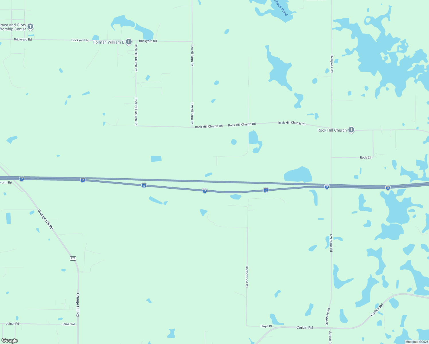 map of restaurants, bars, coffee shops, grocery stores, and more near 1120 Fears Road in Cottondale