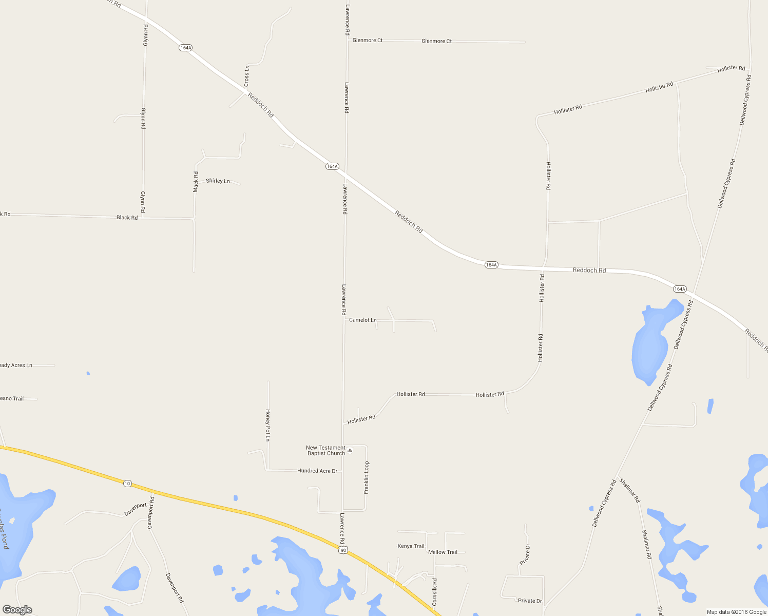 map of restaurants, bars, coffee shops, grocery stores, and more near 6032 Camelot Lane in Marianna