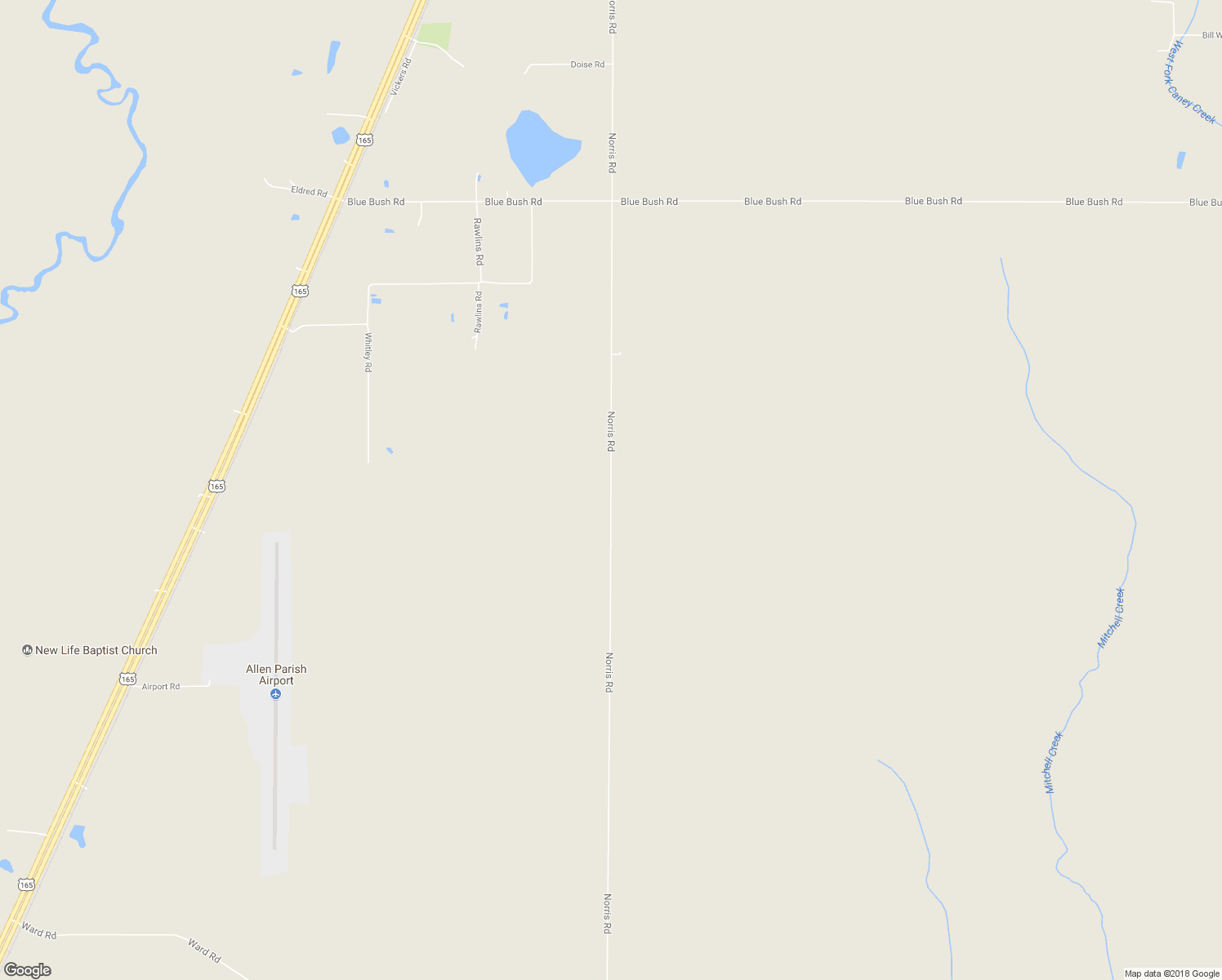 map of restaurants, bars, coffee shops, grocery stores, and more near Norris Road in Oakdale