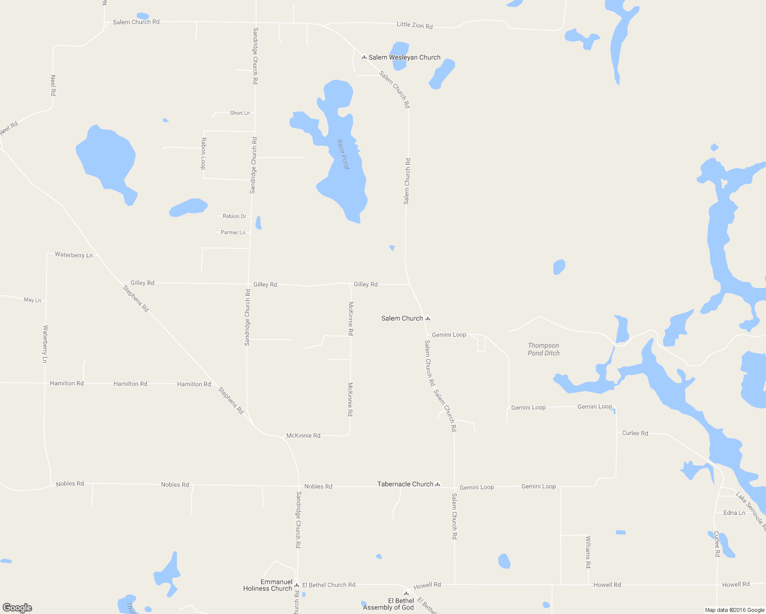 map of restaurants, bars, coffee shops, grocery stores, and more near 7349 Gilley Road in Sneads