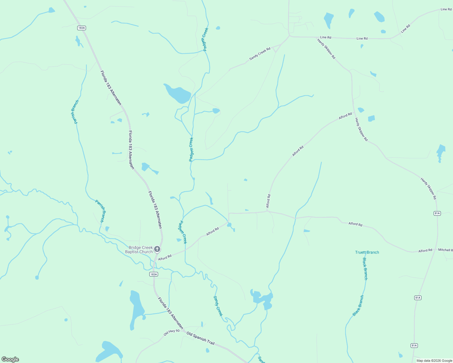 map of restaurants, bars, coffee shops, grocery stores, and more near 1159 Alford Road in Ponce de Leon