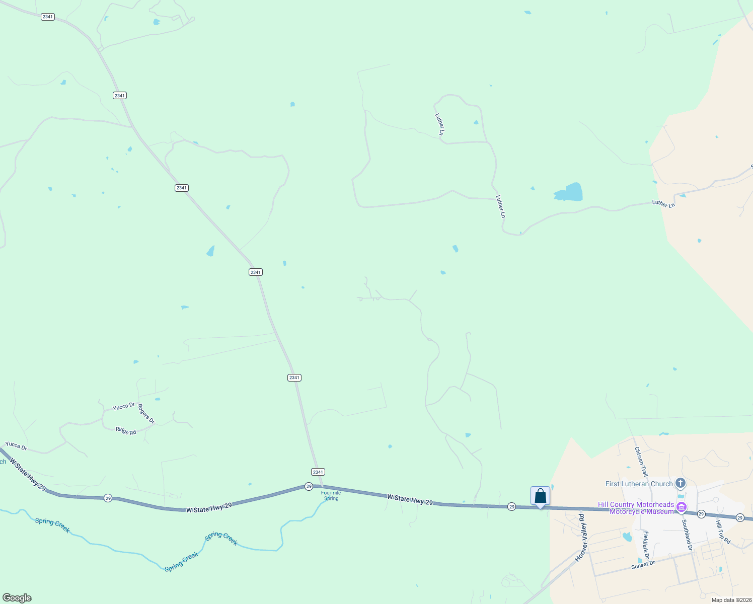 map of restaurants, bars, coffee shops, grocery stores, and more near 512 Eagle Ridge in Burnet