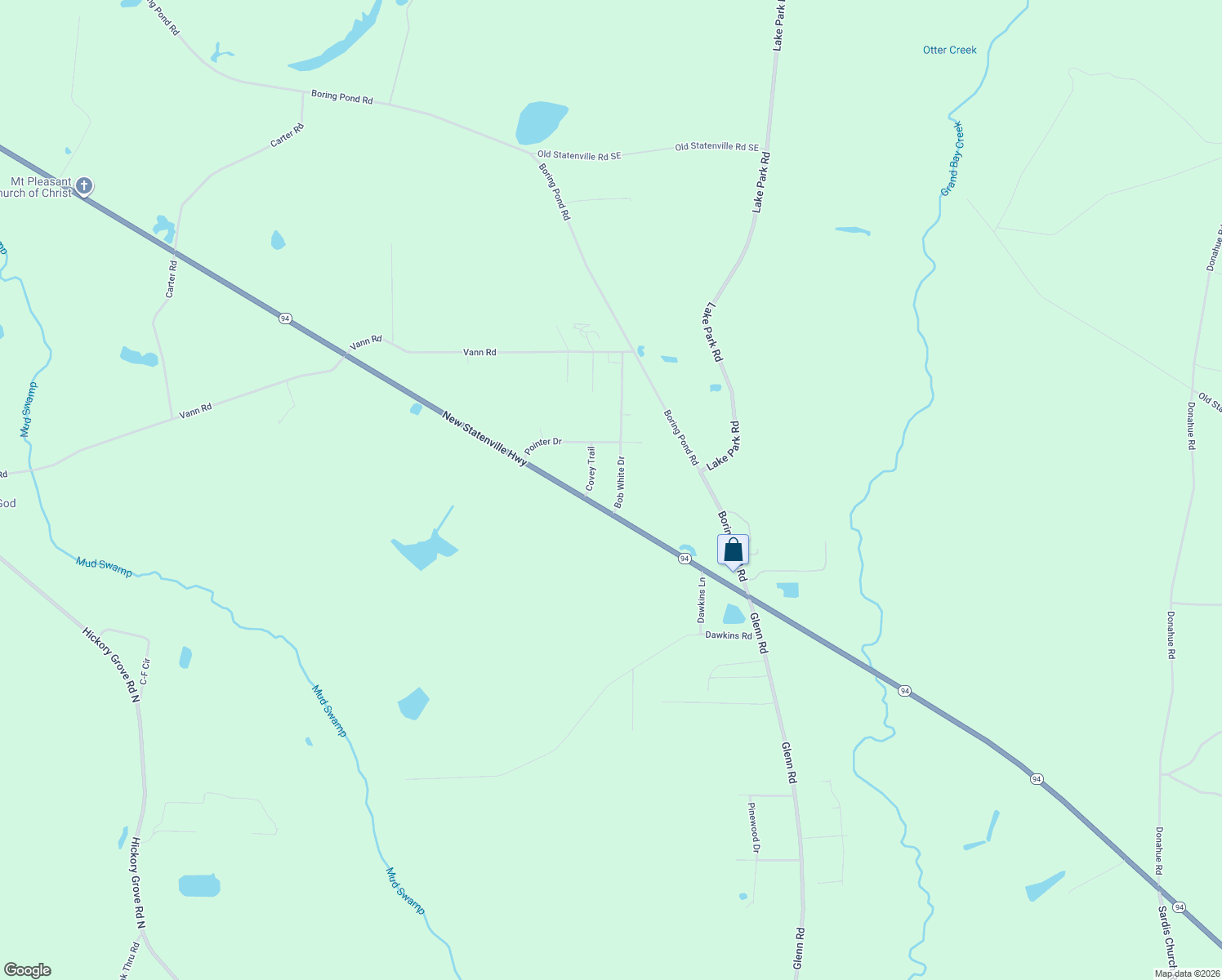 map of restaurants, bars, coffee shops, grocery stores, and more near 5556 Bob White Road in Valdosta