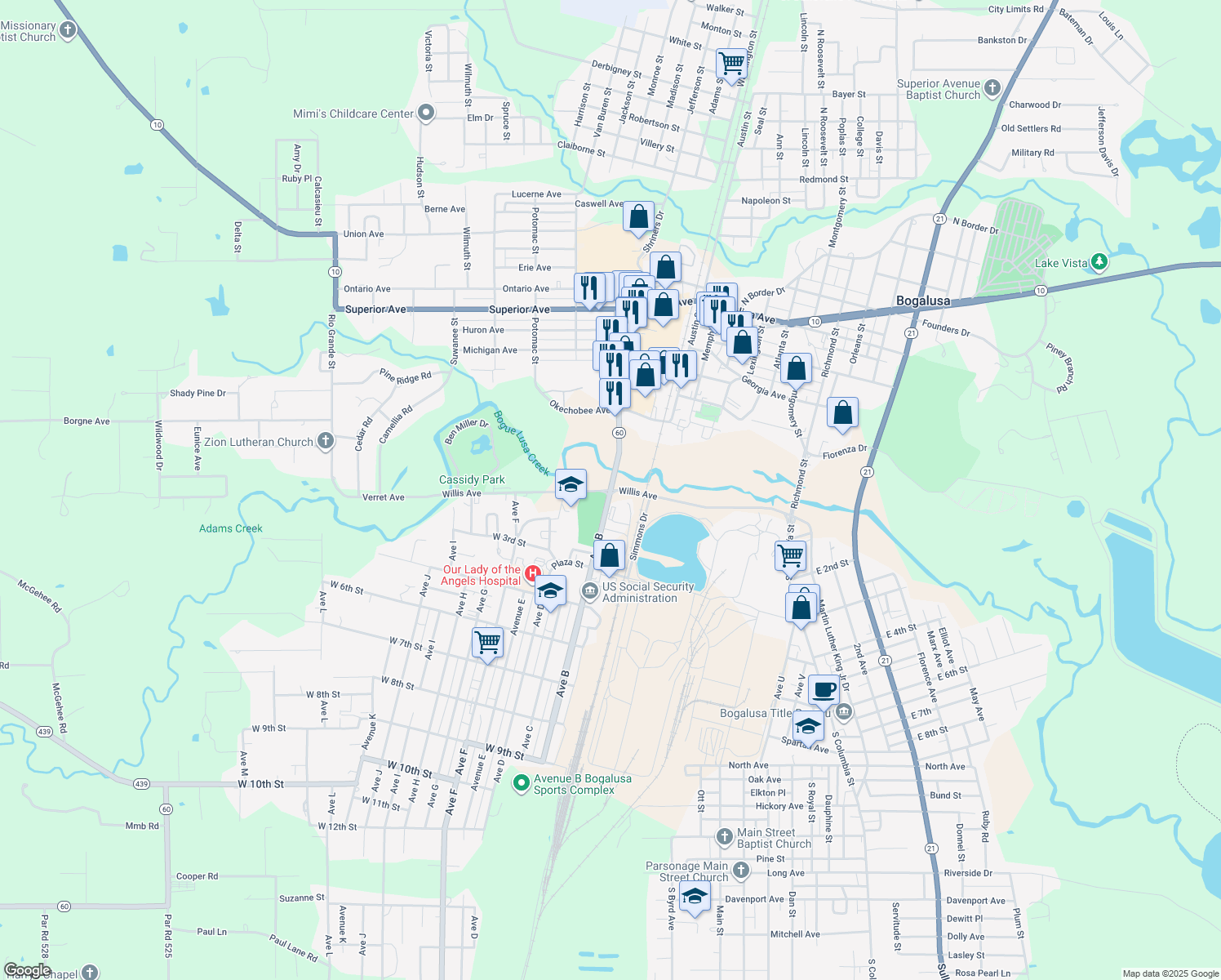 0 Louisiana 60, Bogalusa LA Walk Score
