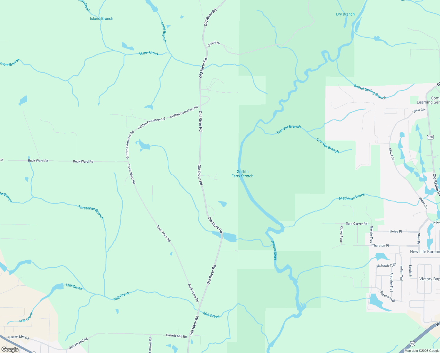 map of restaurants, bars, coffee shops, grocery stores, and more near 1908 Olenes Lane in Baker