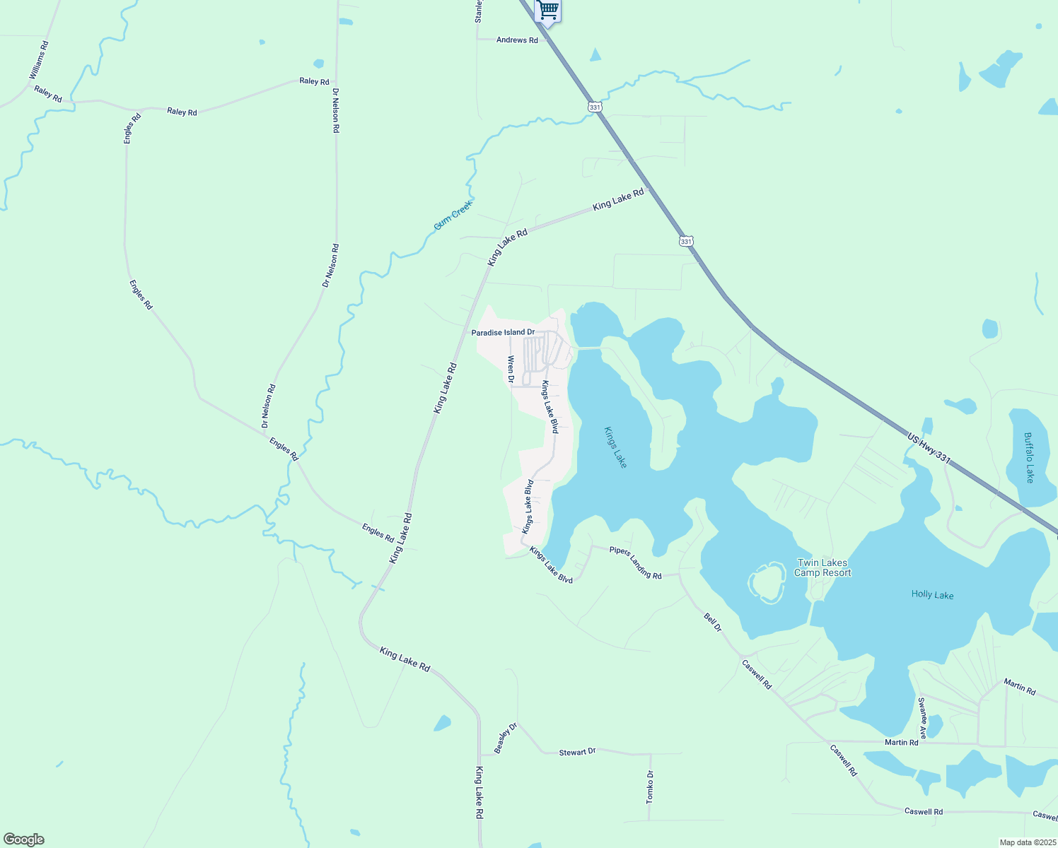map of restaurants, bars, coffee shops, grocery stores, and more near 139 Martha Lane in DeFuniak Springs