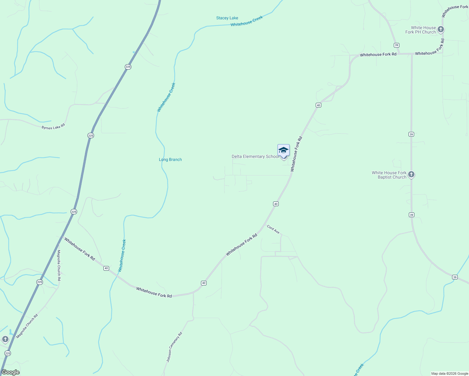 map of restaurants, bars, coffee shops, grocery stores, and more near 9886 Brown Road South in Bay Minette