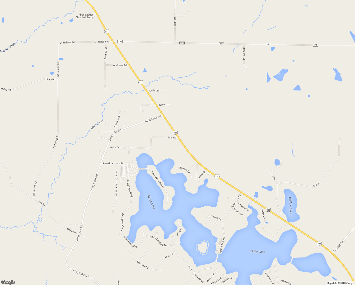 map of restaurants, bars, coffee shops, grocery stores, and more near 5123 U.S. 331 in DeFuniak Springs