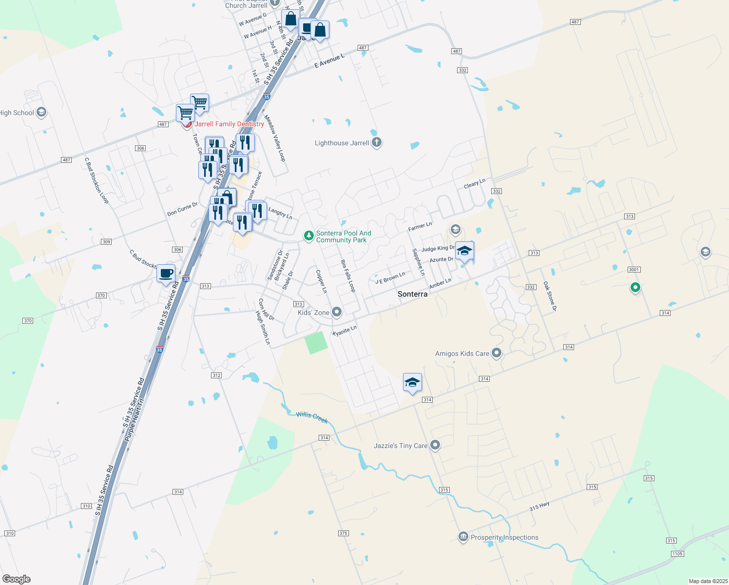 229 Turquoise Way, Jarrell TX Walk Score