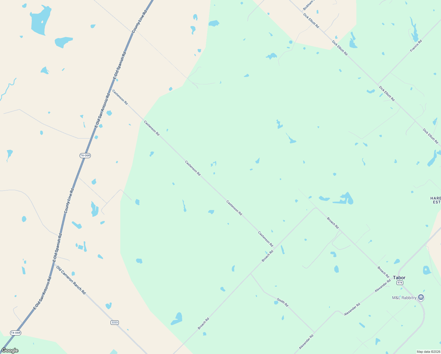 map of restaurants, bars, coffee shops, grocery stores, and more near 7280 Castenson Rd in Bryan