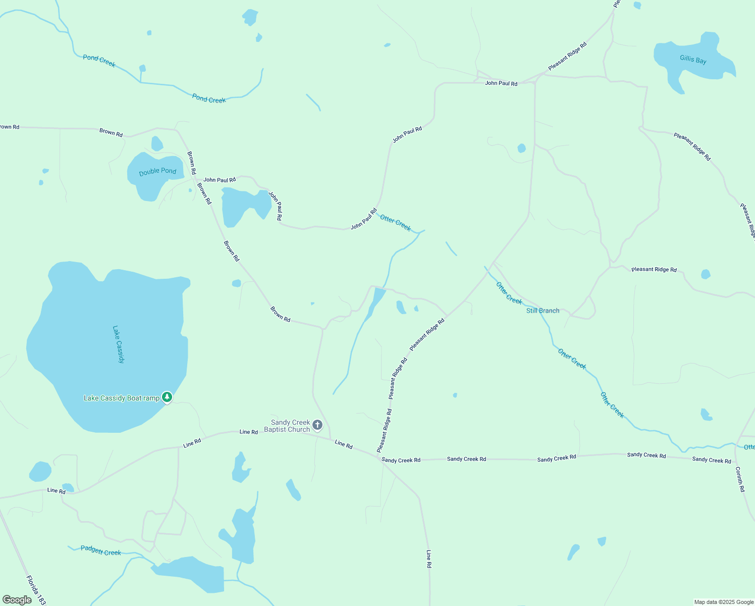 map of restaurants, bars, coffee shops, grocery stores, and more near 2243 Brown Road in Ponce de Leon