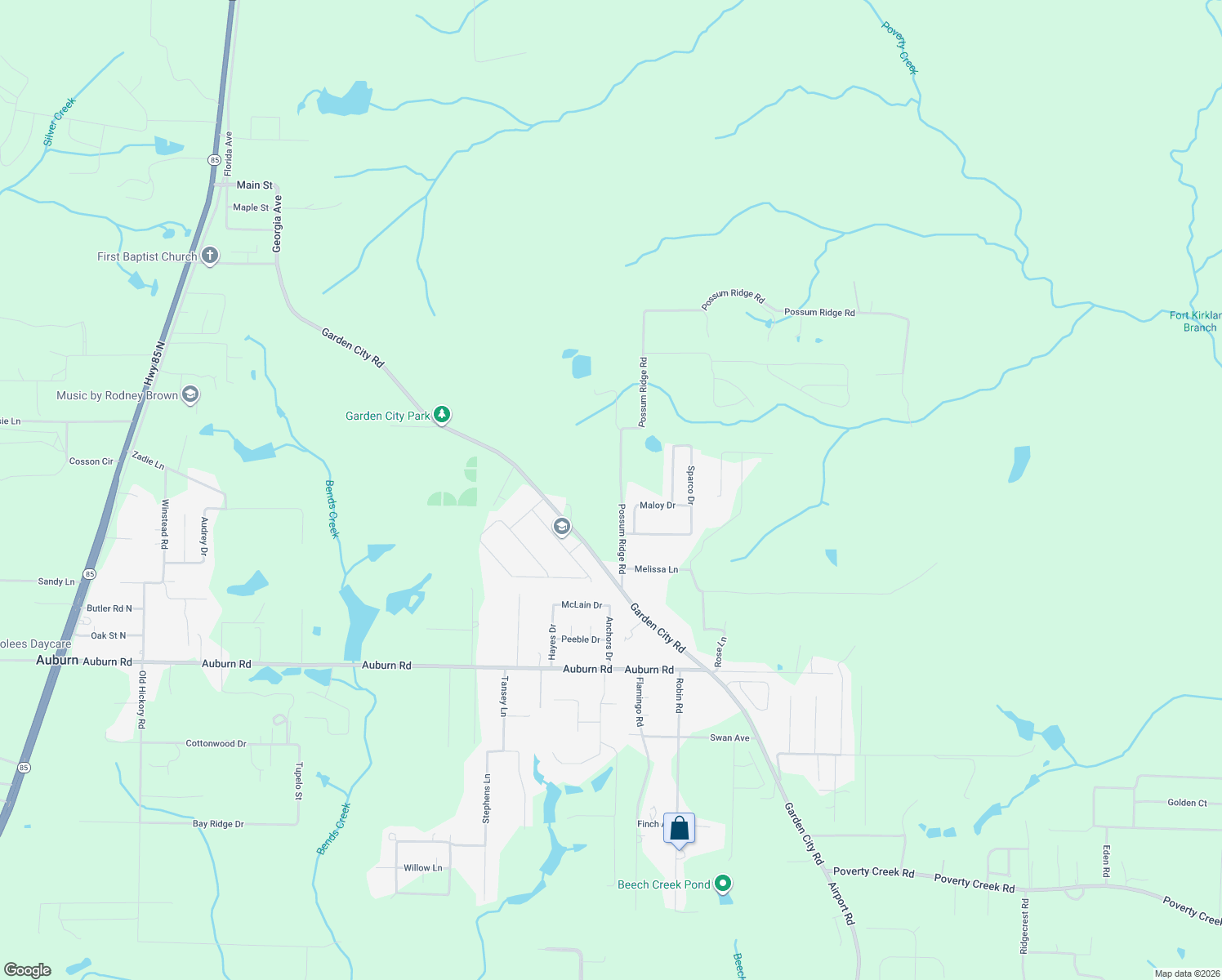 map of restaurants, bars, coffee shops, grocery stores, and more near 6268 Possum Ridge Road in Crestview