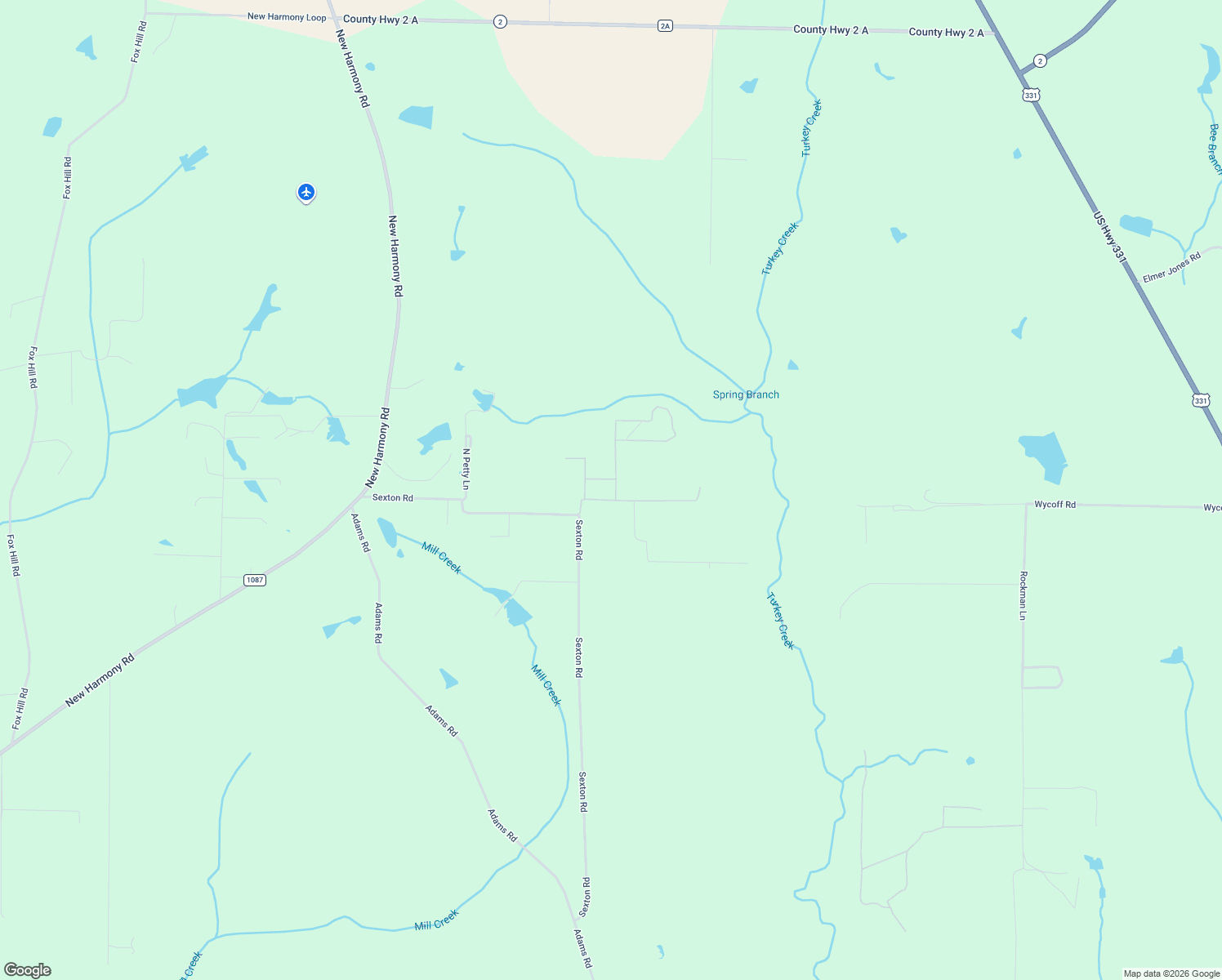 map of restaurants, bars, coffee shops, grocery stores, and more near 1288 Sexton Road in DeFuniak Springs