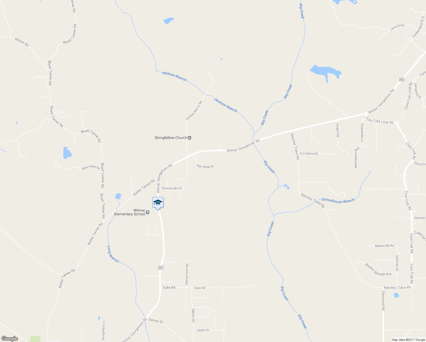 map of restaurants, bars, coffee shops, grocery stores, and more near 12561 Deer Ridge Dr in Mobile