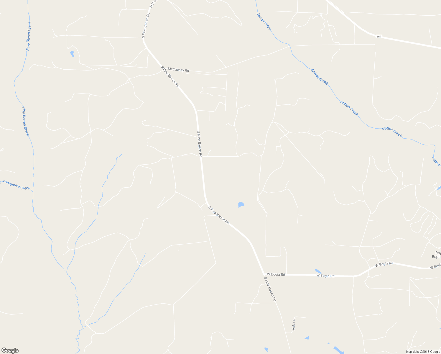 map of restaurants, bars, coffee shops, grocery stores, and more near 1300 South Pine Barren Road in McDavid