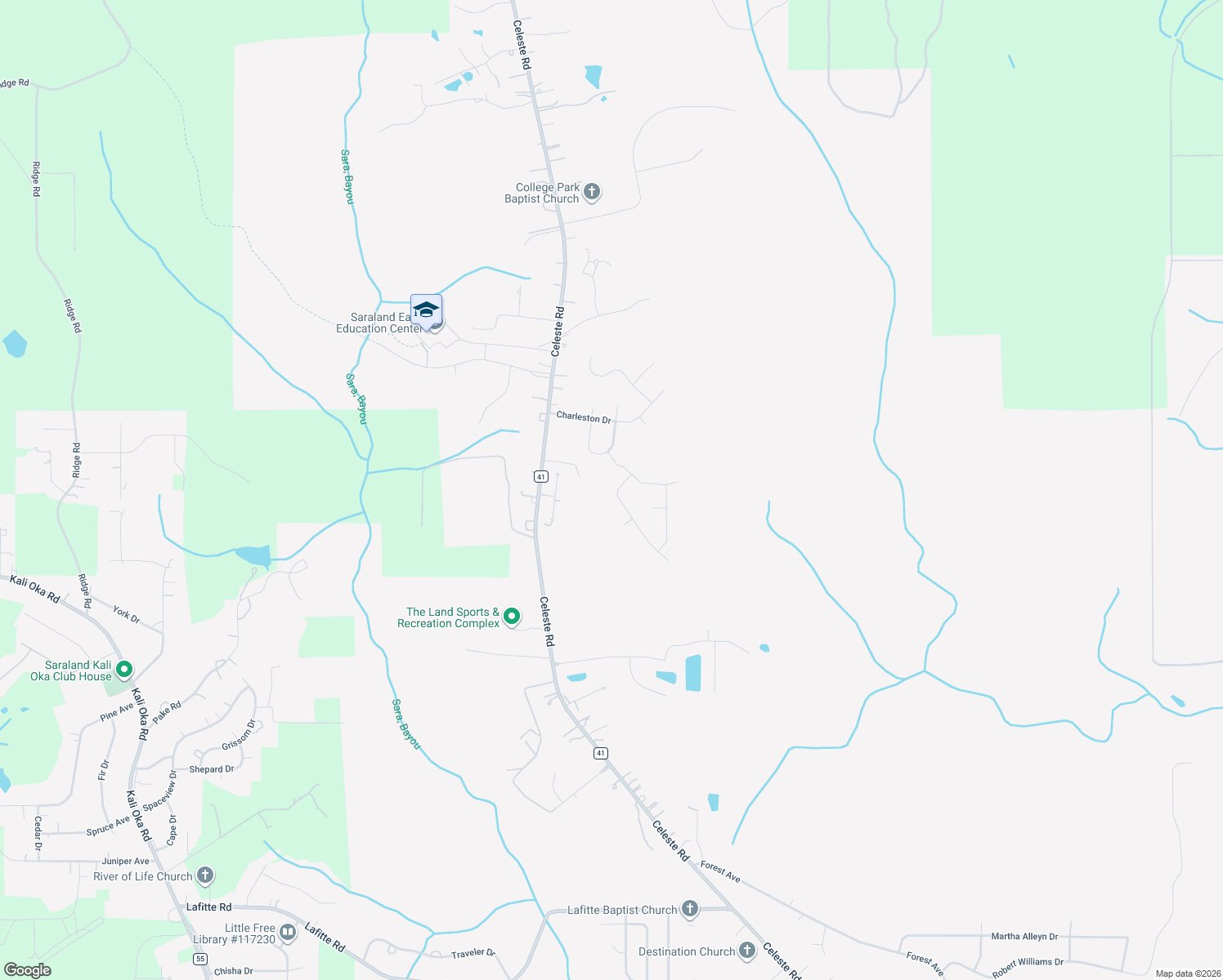 map of restaurants, bars, coffee shops, grocery stores, and more near 7905 Spartanburg Drive in Saraland