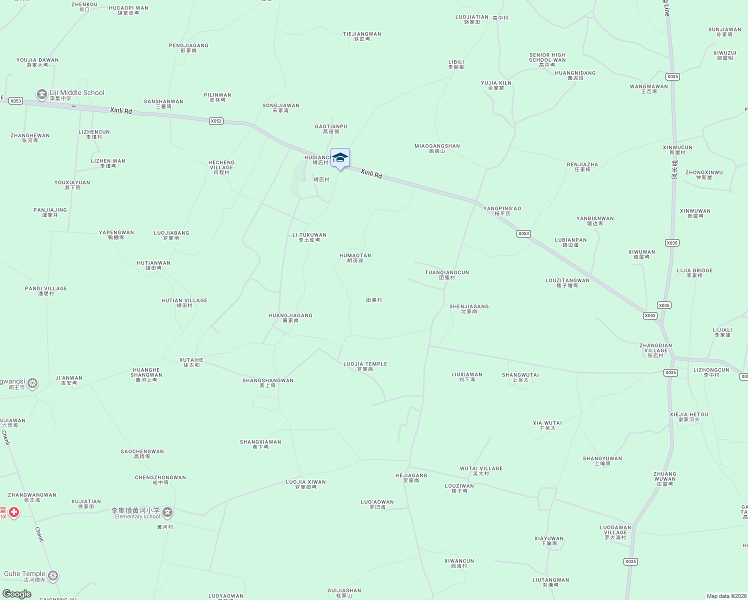 map of restaurants, bars, coffee shops, grocery stores, and more near in Wuhan