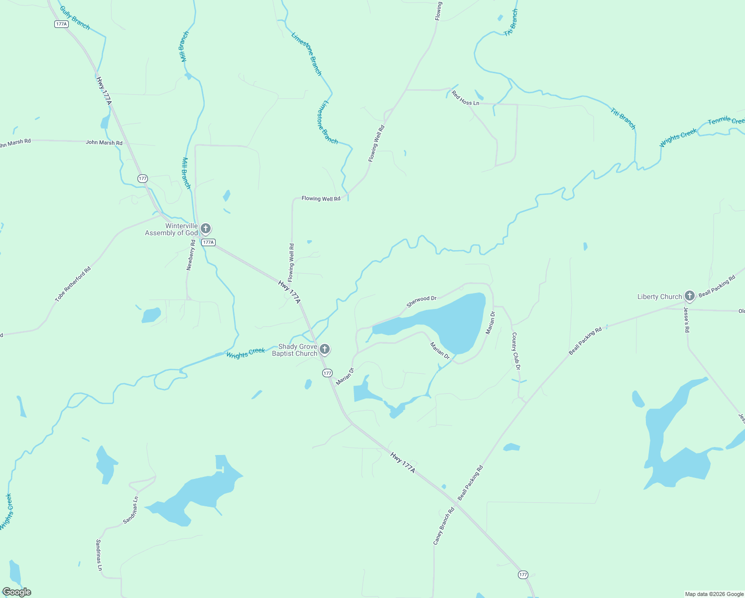 map of restaurants, bars, coffee shops, grocery stores, and more near 1923 West Nottingham Road in Bonifay