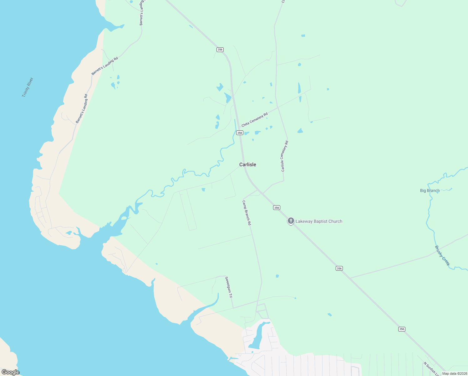 map of restaurants, bars, coffee shops, grocery stores, and more near Wren Drive in Trinity