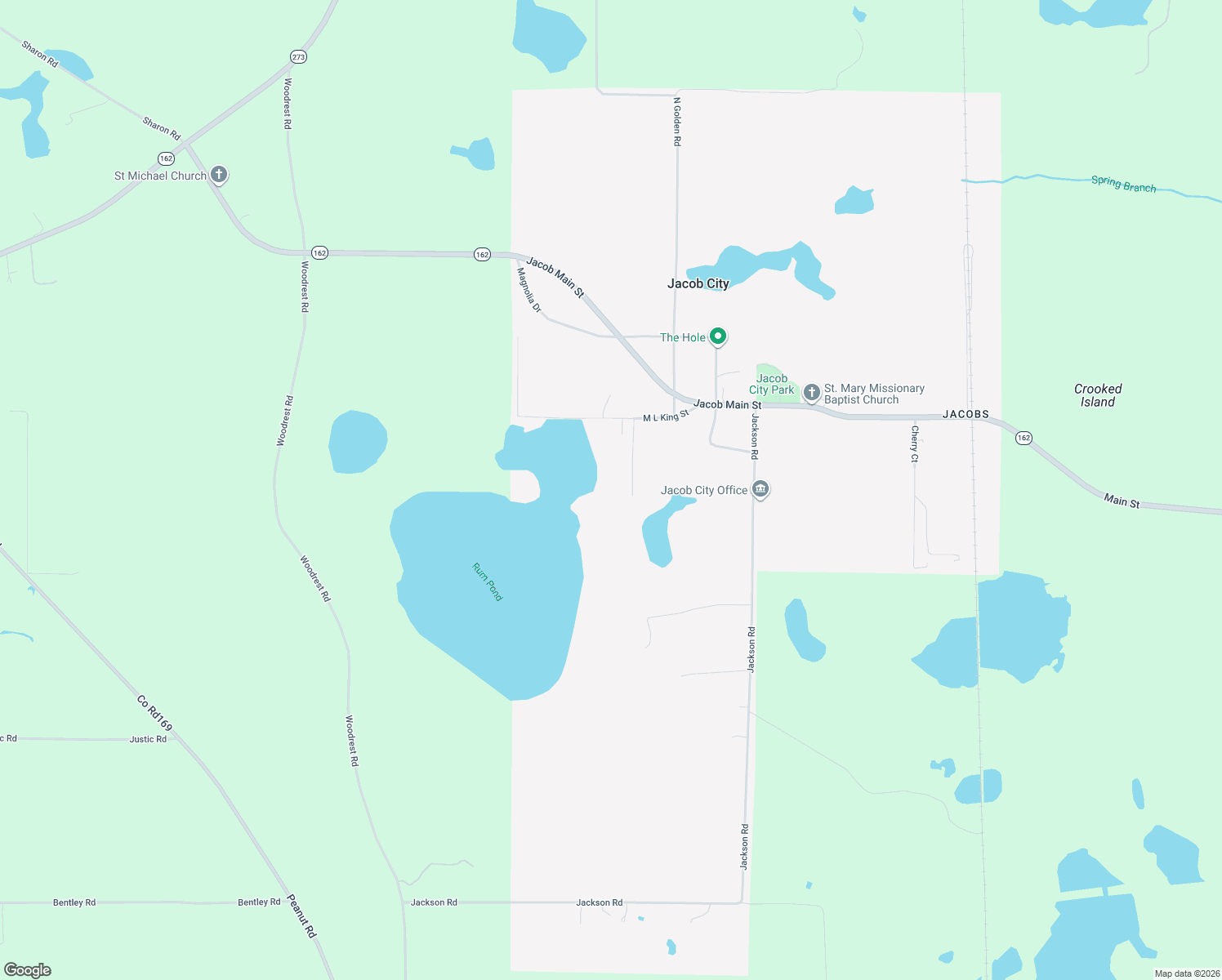 map of restaurants, bars, coffee shops, grocery stores, and more near 4455 Russ Road in Cottondale