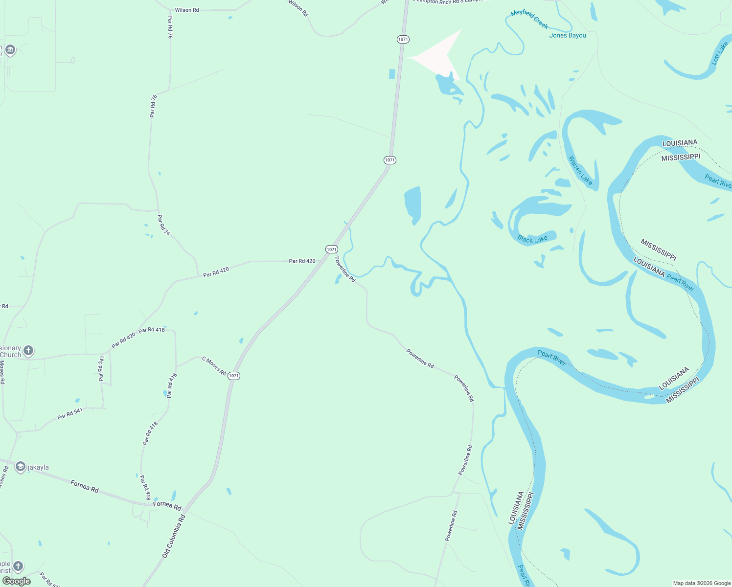 map of restaurants, bars, coffee shops, grocery stores, and more near L Bluff Rd in Angie