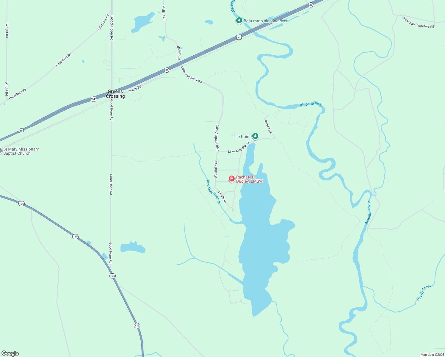 map of restaurants, bars, coffee shops, grocery stores, and more near 5809 Live Oak Drive in Naylor